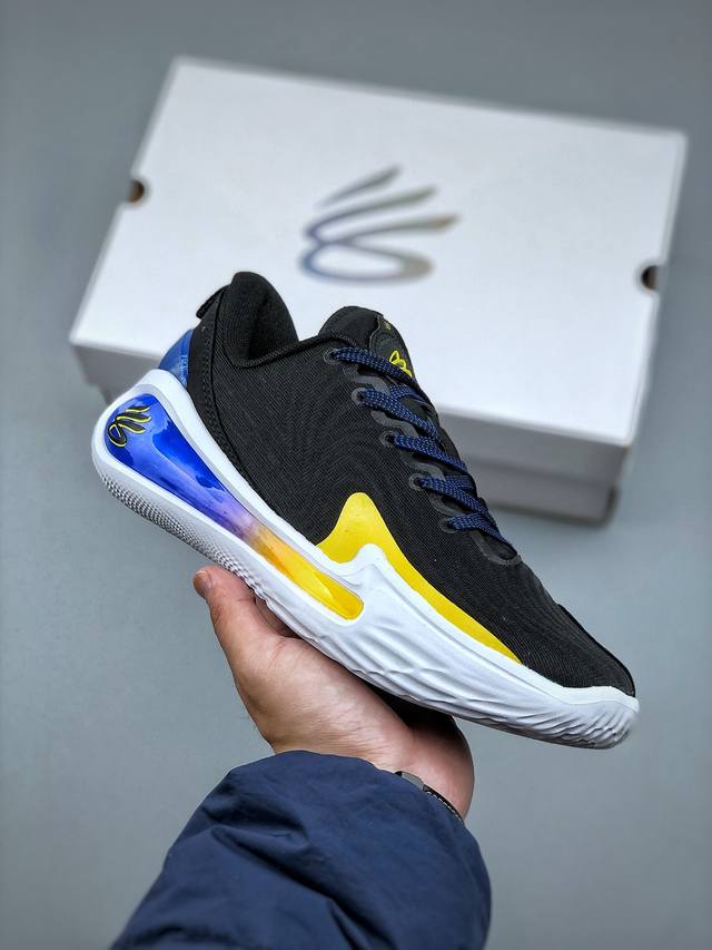 Under Armour Curry Flow 12 ”Podium Blue“斯蒂芬 库里12代专业室内低帮文化休闲运动篮球鞋 升级原楦原纸版开发版型#采用网