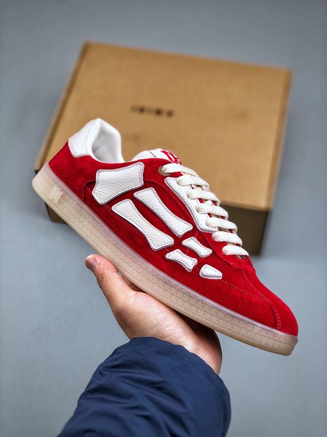 Amiri Skeleton High 骨骼鞋-Skel Top Sneakers低帮 洛杉矶街头之王 原装裸鞋级 区分市面所有在售版本 正确鞋舌外翻细节 正确