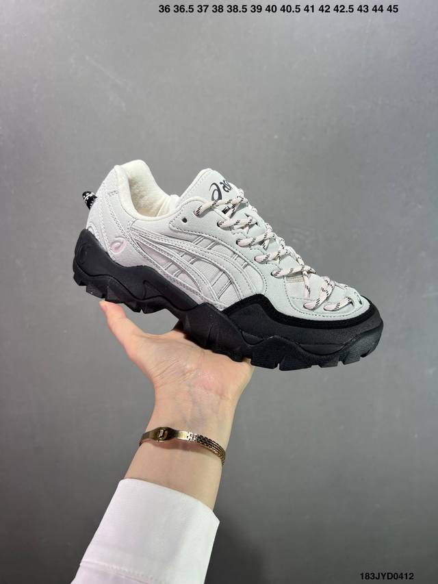 公司级Asics Gel-Pickax 亚瑟士 登山徒步 户外运动平衡减震 抗冲击支撑 防滑耐磨平衡轻便 户外功能鞋 货号:1203A817-020 尺码:40