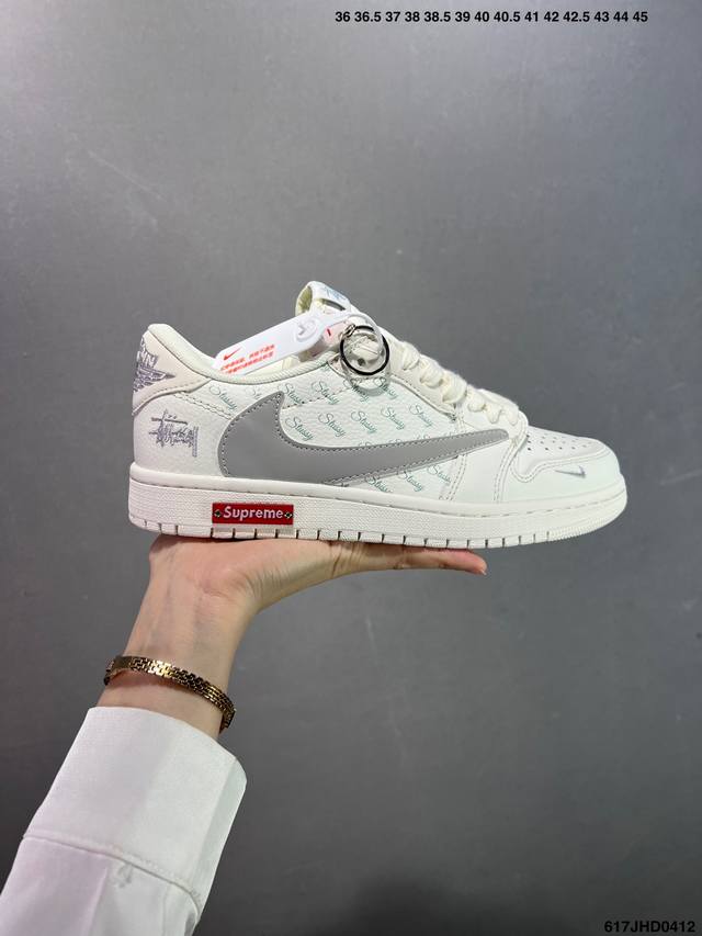 Nike Air Jordan 1 Low 定制配色 定制Aj联名-高端定制 低帮复古文化板鞋 #定制鞋盒 大厂纯原品质出货 超高清洁度 皮料切割干净无任何毛边