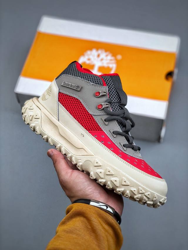 新货Timberland添柏岚 天伯伦户外系列 #广东大厂品质 原盒原包装 #24Ss新款 时尚潮流搭配 面料采用意大利顶级磨砂细纹牛皮 搭配防臭防腐真皮乳胶鞋