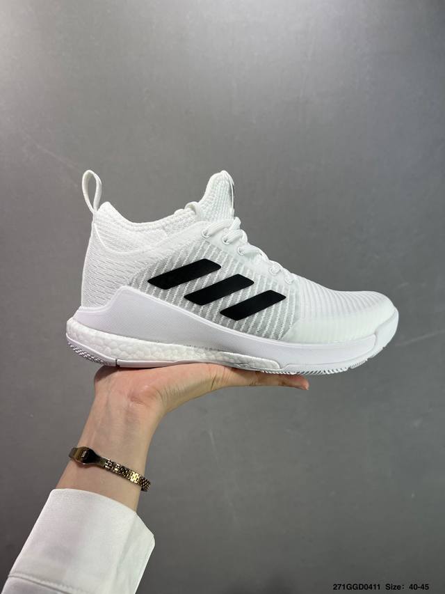 公司级阿迪达斯Adidas Crazyflight Bounce 三叶草 男子综合运动篮球鞋！Id：271Gg D0412