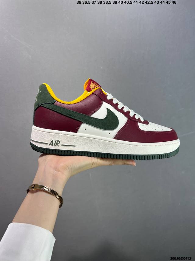 Nike Air Force 1 Low 空军一号低帮运动休闲板鞋 原楦头原纸板 打造纯正空军版型#专注外贸渠道 全掌内置蜂窝气垫 #原盒配件 原厂中底钢印、拉