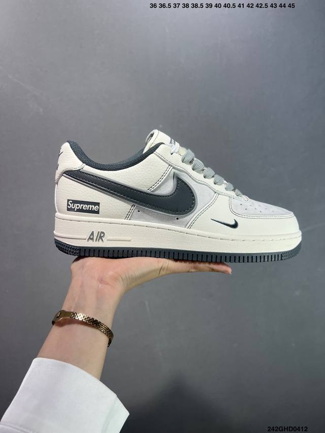 公司级Nike Air Force 1 ‘07 Low 空军一号 低帮 运动鞋 休闲鞋 折边针车 工艺难度大 原楦头原纸板 原装鞋盒 定制五金配件 内置全掌气垫