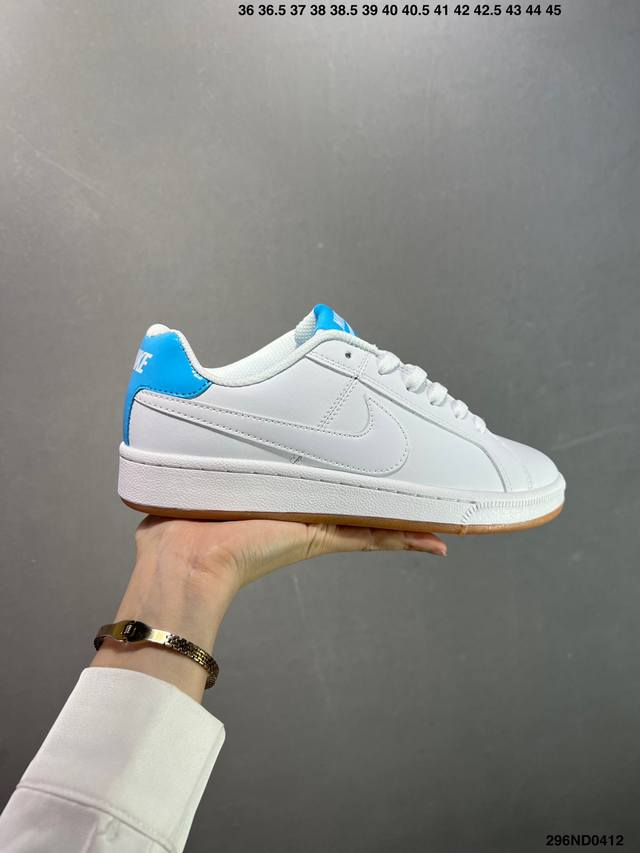 耐克Nike Court Royale Ac 运动鞋低帮小白鞋轻便休闲鞋板鞋 货号:749867-107 Size:36 36.5 37.5 38 38.5 3