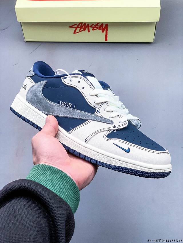 公司级头层！耐克Nike Air Jordan 1 Low Aj1乔1 低帮潮流缓运动休闲板鞋。Aj1 低帮拼接 完美版型真头层牛皮# 内置缓震气垫 原鞋开模