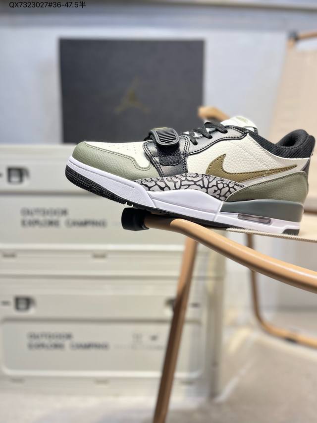 Air Jordan Legacy 312 乔丹篮球鞋系列 号称 “最强三合一” 的 Jordan Legacy 312，自然有着杂交结合的设计，它的名字就展现