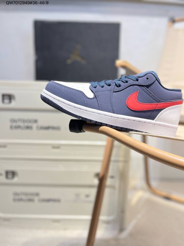 公司级头层皮乔丹Air Jordan 1 Low Aj1低帮系列篮球鞋 官方同步配色 原装级产物 #拒绝公底 立体鞋型 细节完美 高清洁度Cz8454 Qw70