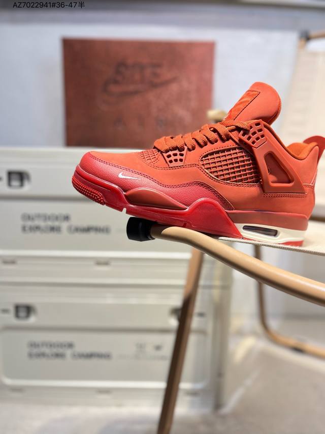 Nigel Sylvester X Air Jordan Aj4 “Brick By Brick” 联名红砖 货号：Hf4340-800 以纽约市标志性的红砖为