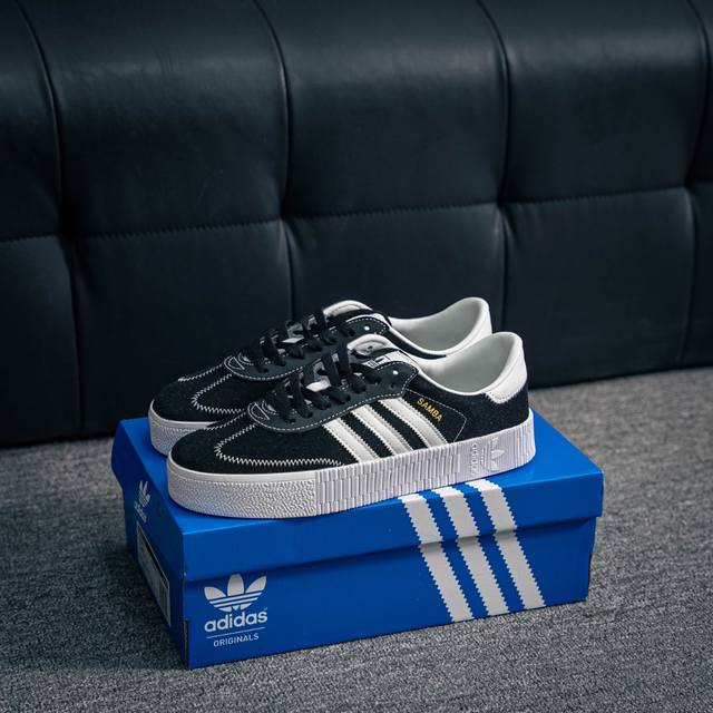 核心私 Adidas Originals Campus 00S 学院系列面包风经典复古低帮百搭休闲运动板鞋 货号：Pu0666 尺码：36 36.5 37.5