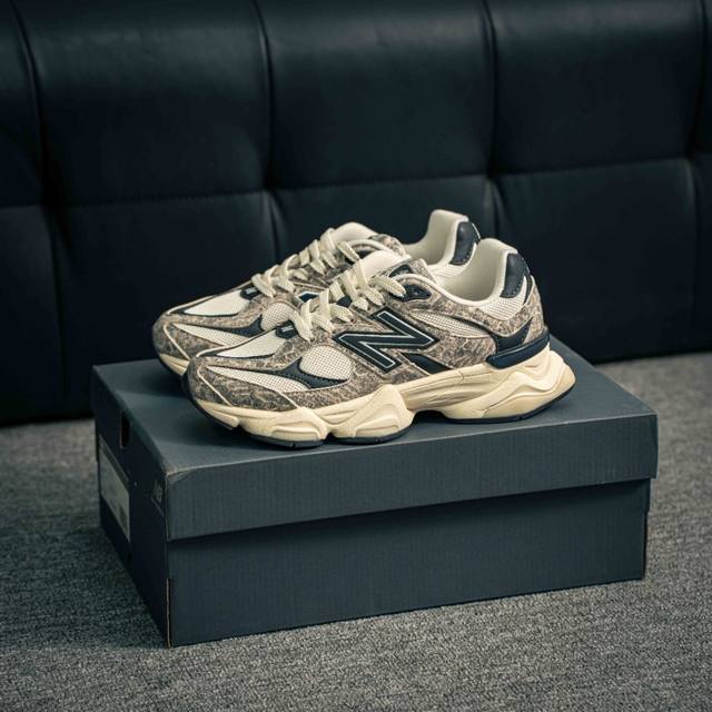 核心私 New Balance Nb9060系列 新百伦绒面革网布经典百搭防滑耐磨透气低帮生活休闲鞋 全套原楦原纸板原厂数据开发 进口三明治网面 原装进口翻毛皮