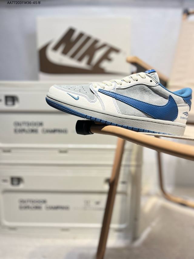 公司级头层皮乔丹Air Jordan 1 Low Aj1低帮系列篮球鞋 官方同步配色 原装级产物 #拒绝公底 立体鞋型 细节完美 高清洁度Xd1568 Aa77