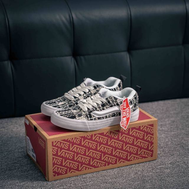 核心私 Vans Knu Skool范斯面包鞋 小香风面包鞋 休闲鞋男女鞋低帮减震板鞋 尺码：35 36 36.5 37 38 38.5 39 40 40.5