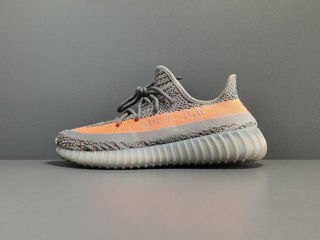 渠道优势，支持代发！ Og版：350V2 灰橙满天星 Adidas Yeezy Boost 350 V2 货号：Gm1229 尺码：36-48 偏小半码 纯原巴