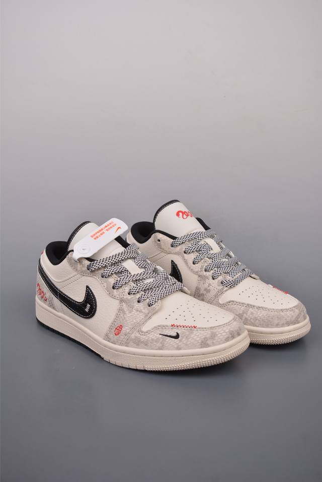 Nike Jordan Air Jordan 1 蛇年限定 纯原大厂出品 极力推荐 定制鞋盒 大厂纯原品质出货 超高清洁度 皮料切割干净无任何毛边 细节完美 官