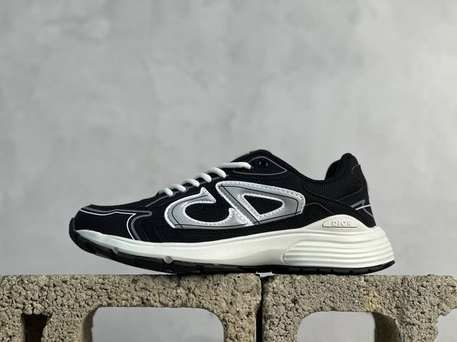 放店私 超强性价比版本 长期补货 迪奥 Dior B30 Low-Top Sneaker B30系列低帮经典老爹风系带复古休闲运动慢跑鞋 #原楦原纸版数据开发