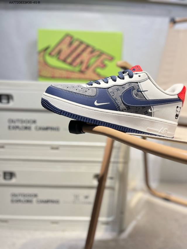 公司级头层Nk Air Force 1'07 Low 空军一号低帮休闲板鞋 #定制皮料 原楦原纸板 纯正空军版型 高清洁度 内置全掌气垫Ky8899 Aa772