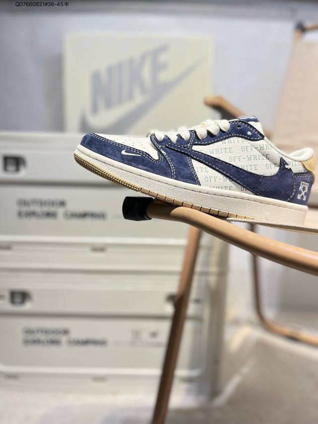 公司级头层皮乔丹Air Jordan 1 Low Aj1低帮系列篮球鞋 官方同步配色 原装级产物 #拒绝公底 立体鞋型 细节完美 高清洁度Sj2068 Qd76