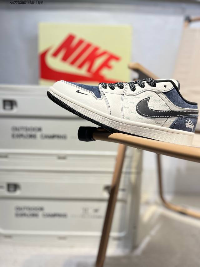 公司级头层皮乔丹Air Jordan 1 Low Aj1低帮系列篮球鞋 官方同步配色 原装级产物 #拒绝公底 立体鞋型 细节完美 高清洁度Xs6086 Aa77