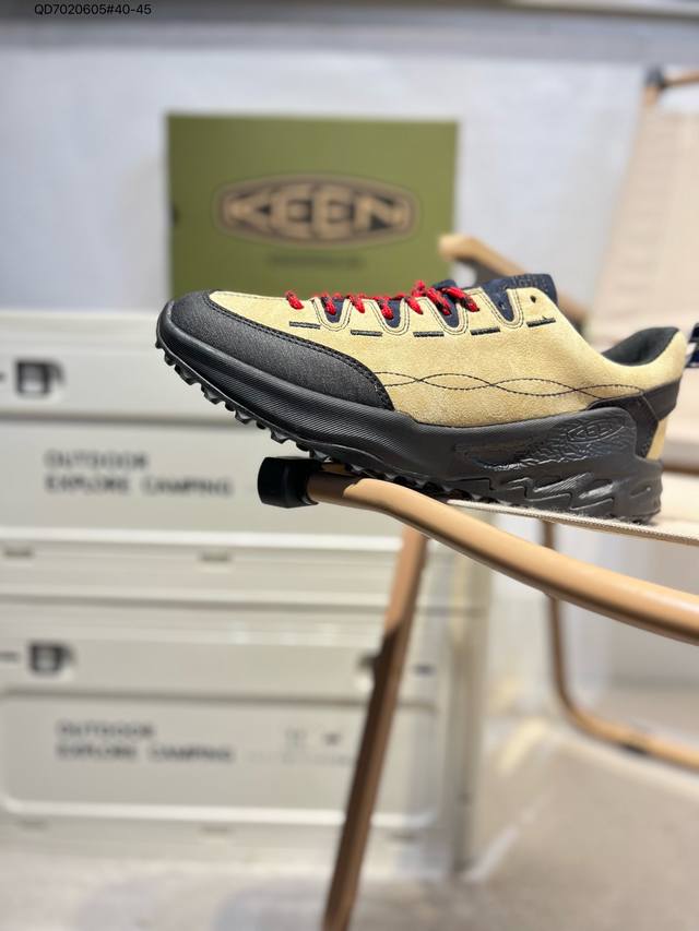 中山原单货 极力推荐版本 Keen 科恩 新配色上新 Jasper Rocks 山系户外鞋 日系街头复古风 可以暴走2W步的丑鞋 第一眼丑萌丑萌，一上脚真香 平