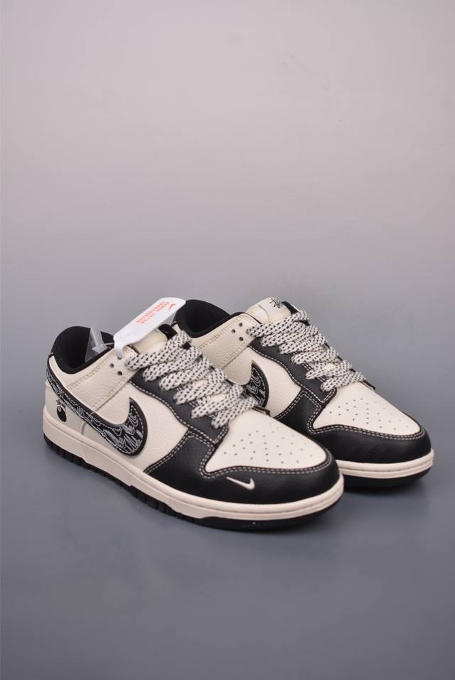 Nike Sb Dunk Low 黑8联名 解构抽绳鞋带 纯原大厂出品 极力推荐 原装头层材料 独家版型蒸餾加工 帶來的是更好的视觉和脚感体验 大厂纯原品质出货