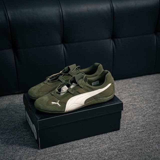核心私 Puma Speedcat Go Wns 彪马薄底系列 复古运动休闲跑鞋 鞋面设计轻量透气 提供了舒适性和穿着感受 柔软内里材质 穿着更加舒适 橡胶鞋底