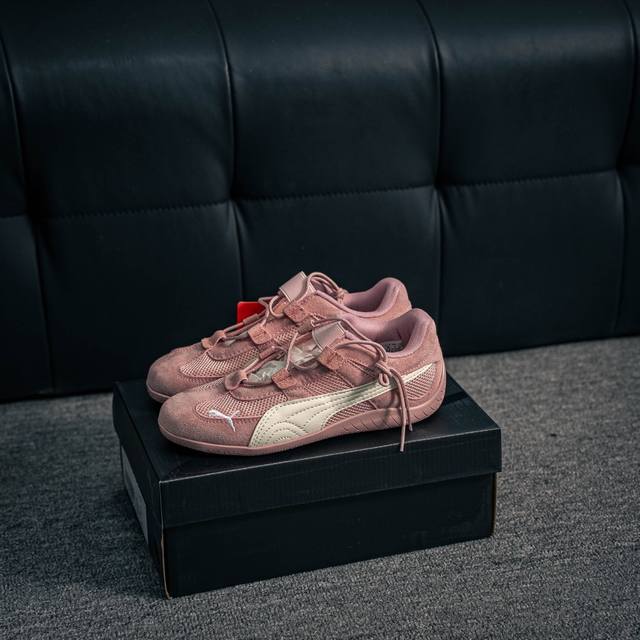 核心私 Puma Speedcat Go Wns 彪马薄底系列 复古运动休闲跑鞋 鞋面设计轻量透气 提供了舒适性和穿着感受 柔软内里材质 穿着更加舒适 橡胶鞋底
