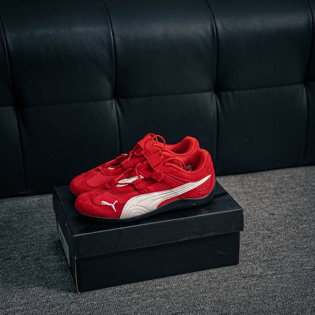 核心私 Puma Speedcat Go Wns 彪马薄底系列 复古运动休闲跑鞋 鞋面设计轻量透气 提供了舒适性和穿着感受 柔软内里材质 穿着更加舒适 橡胶鞋底