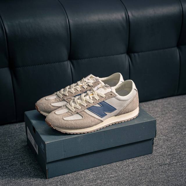 核心私 New Balance Nb 471系列 织物牛剖层革 复古时尚 防滑耐磨低帮 生活休闲鞋 货号：U471Aa 尺码：36 37 37.5 38 38.