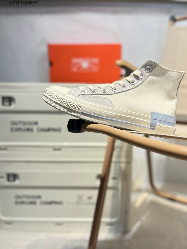 Converse All Star 高帮男女鞋厚底增高 一星匡威全明星复古 休闲运动硫化百搭板鞋 经典帆布鞋学院风学生鞋 这个系列是匡威最古老的系列了。是匡威品
