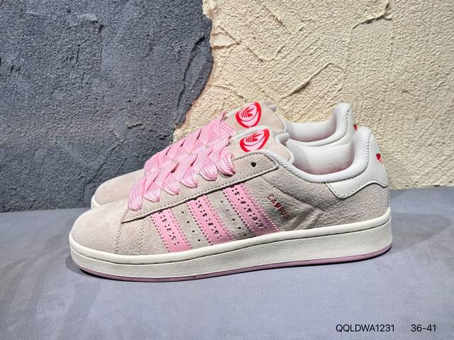 新品上市实拍 Adidas Originals Campus 00S 学院系列 面包风经典复古低帮百搭休闲运动板鞋 货号:Js3524 Qqldwa1231