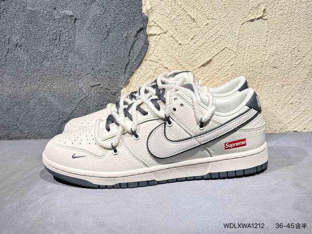 新品上市实拍 Nike Sb Dunk Low X Louis Vuitton 小麦绑带Lv印花 纯原大厂出品 极力推荐 原装头层材料 独家版型蒸餾加工 帶來的