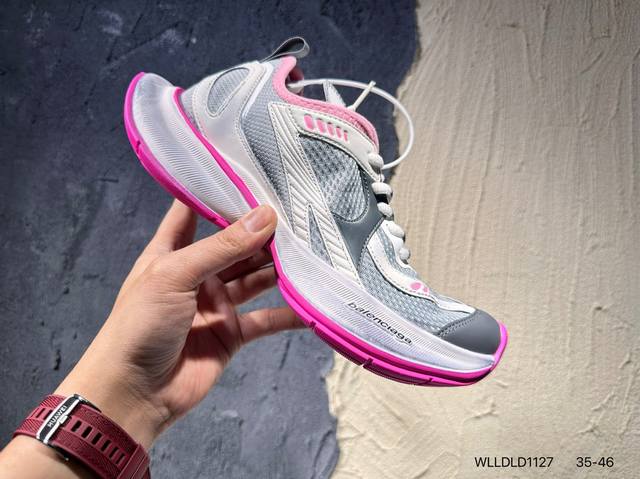 新品上市 Balenciaga 巴黎世家 Circuit 透气网面休闲鞋 734731 793945Wflgy9100 正确做旧效果 官方全套配件 鞋盒 鞋带