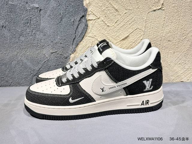 新品上市实拍 Nk Air Force 1'07 Low 空军一号低帮休闲板鞋 Bb7518 #原楦头原纸板 原装鞋盒 内置全掌气垫 原厂鞋底Welxwa110