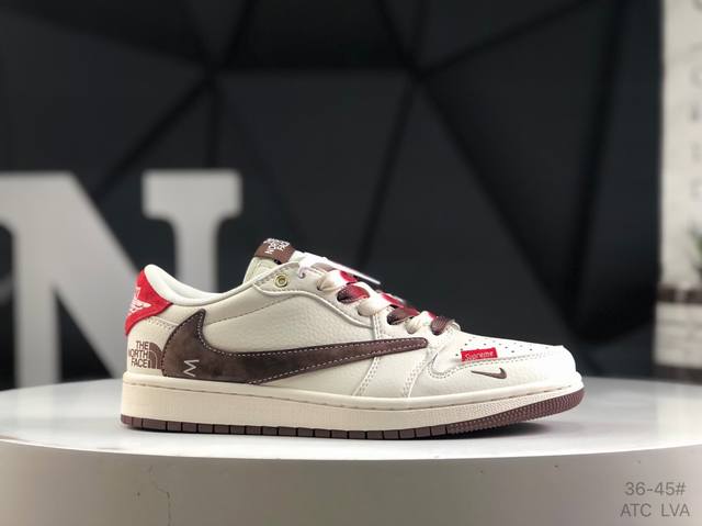 公司级带半码 耐克 Nike Air Jordan 1 Low Og Spaj1乔1低帮休闲板鞋 同步官方配色 市场唯一独家头层皮打造 原鞋原档案开发 原厂皮料