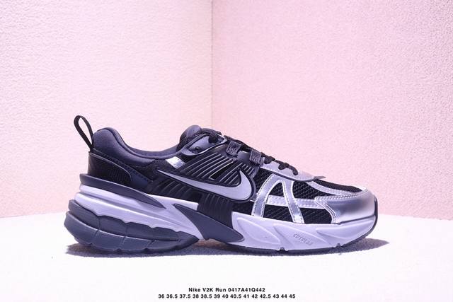 Nike V2K Run 舒适耐磨 低帮跑步鞋 Xm0417Q442