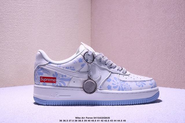 海外限量发售！公司级Nike Air Force 7 Low “Lv联名 双拼灰花纹抽绳”空军一号 低帮 运动鞋 休闲鞋 折边针车 工艺难度大 原楦头原纸板 原