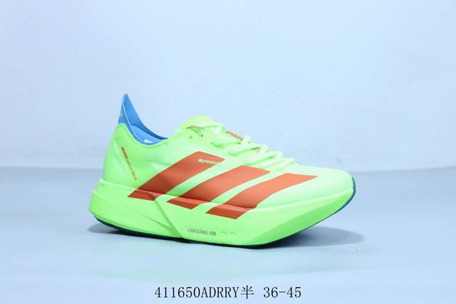 Adidas阿迪达斯Adidas Adizero Adios pro 4代 碳柱耐磨减震专业跑步鞋 货号 Jq1571 41 Adrry半 36-45