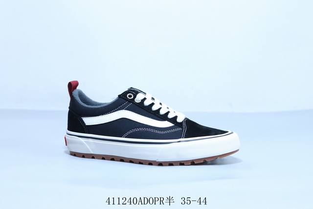 万斯 Vans Knu-Skool Vr3 Lx 面包鞋 坎普尔 茱利安系列低帮复古硫化休闲运动板鞋“肥胖版大Logo 货号 Vn0A0A5I12Y28 41