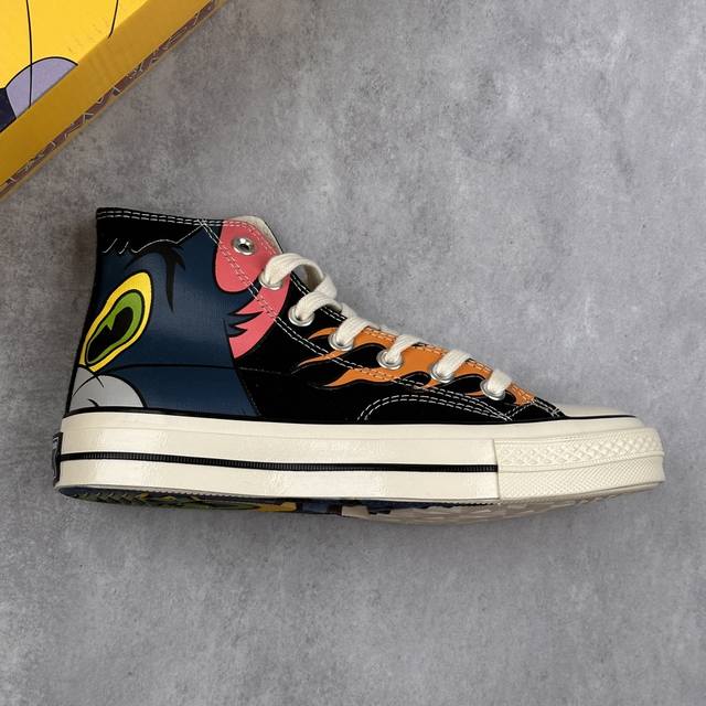 本地 核心私 Tom & Jerry X Converse Chuck Taylor 匡威官方 猫和老鼠联名款高帮帆布鞋 猫和老鼠85周年之际 与匡威再度携手