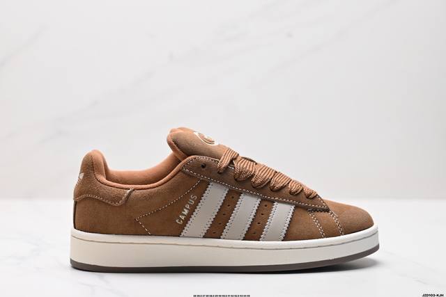 公司级阿迪达斯Adidas Originals Campus 00S学院系列 面包风经典复古低帮百搭休闲运动板鞋 货号:Jr8164 尺码:36 36.5 37
