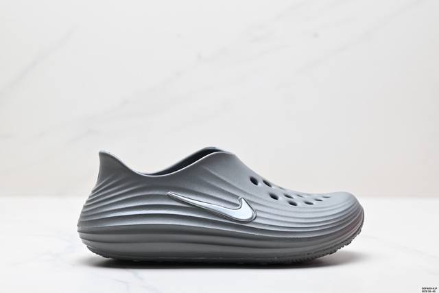 公司级Nike Reactx Rejuven8 耐克 简约舒适 洞洞鞋 由兼具轻便性和耐用性的Eva泡沫打造 拖鞋的外观十分吸引人 融合了舒适与时尚的元素 延续