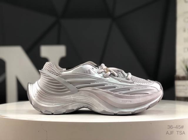 阿迪达斯 Adidas Xlg Mtw Silver Blue 脉冲系列低帮轻机甲风厚底增高巴黎老爹风休闲运动慢跑鞋 货号：Ih1574 尺码：如图所示 Ajf