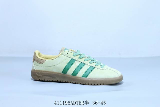 阿迪达斯 公司级Adidas Originals Bermuda Brmd 时尚复古 耐磨轻便 低帮 德训板鞋 货号 Jr7156 411195Adter半 3