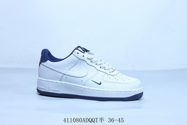 Nike Air Force 1 Af1耐克 空军一号休闲板鞋 白蓝 货号 Hm9483-001 41 Adqqt半 36-45