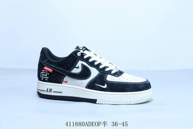 耐克 Nike Air Force 1 Af1耐克 低帮 空军一号休闲板鞋 Sup 货号 Sj6698-019 41 Adeop半 36-45