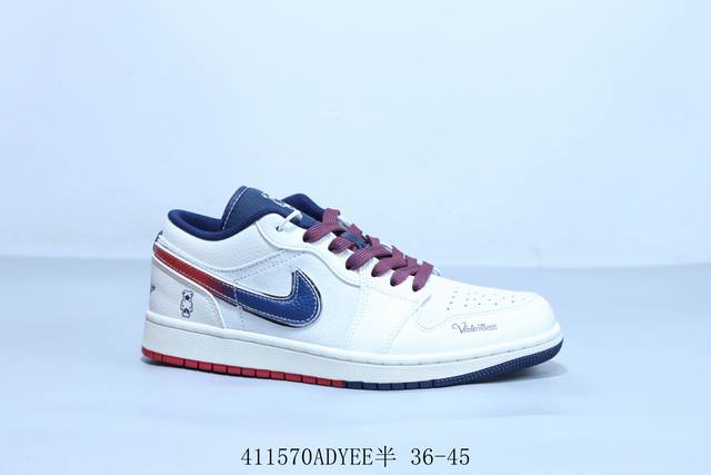 乔丹Air Jordan 1 Low Aj1 乔1低帮复古文化休闲运动篮球鞋 玩具熊 货号 Xf8698-033 41 Adyee半 36-45