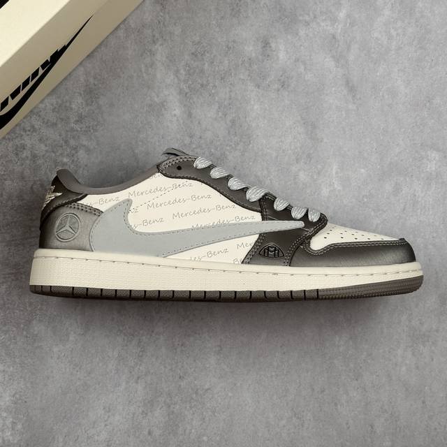 本地 核心私 Travis Scott X Fragment Design X Air Jordan 1 Low Og Sp Aj1 乔1 迈巴赫联名 低帮文化