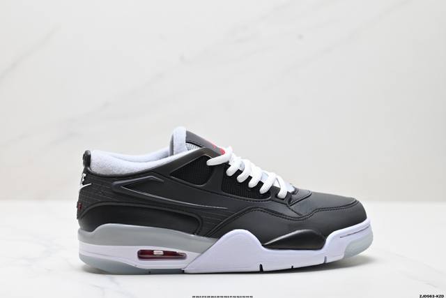 公司级Nike Air Jordan 4 Rm 防滑 低帮 复古篮球鞋 橡胶耐磨防滑大底 原档案原楦数据开发 原盒配件 原厂中底钢印 正确版本 货号:Hv518