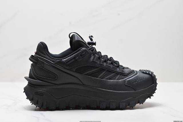 公司级Moncler 盟可睐 Trailgrip Gtx 抗撕裂材质 防滑 低帮 运动生活休闲鞋 男女款 Trailgrip Gtx 运动鞋专为在户外运动时常伴